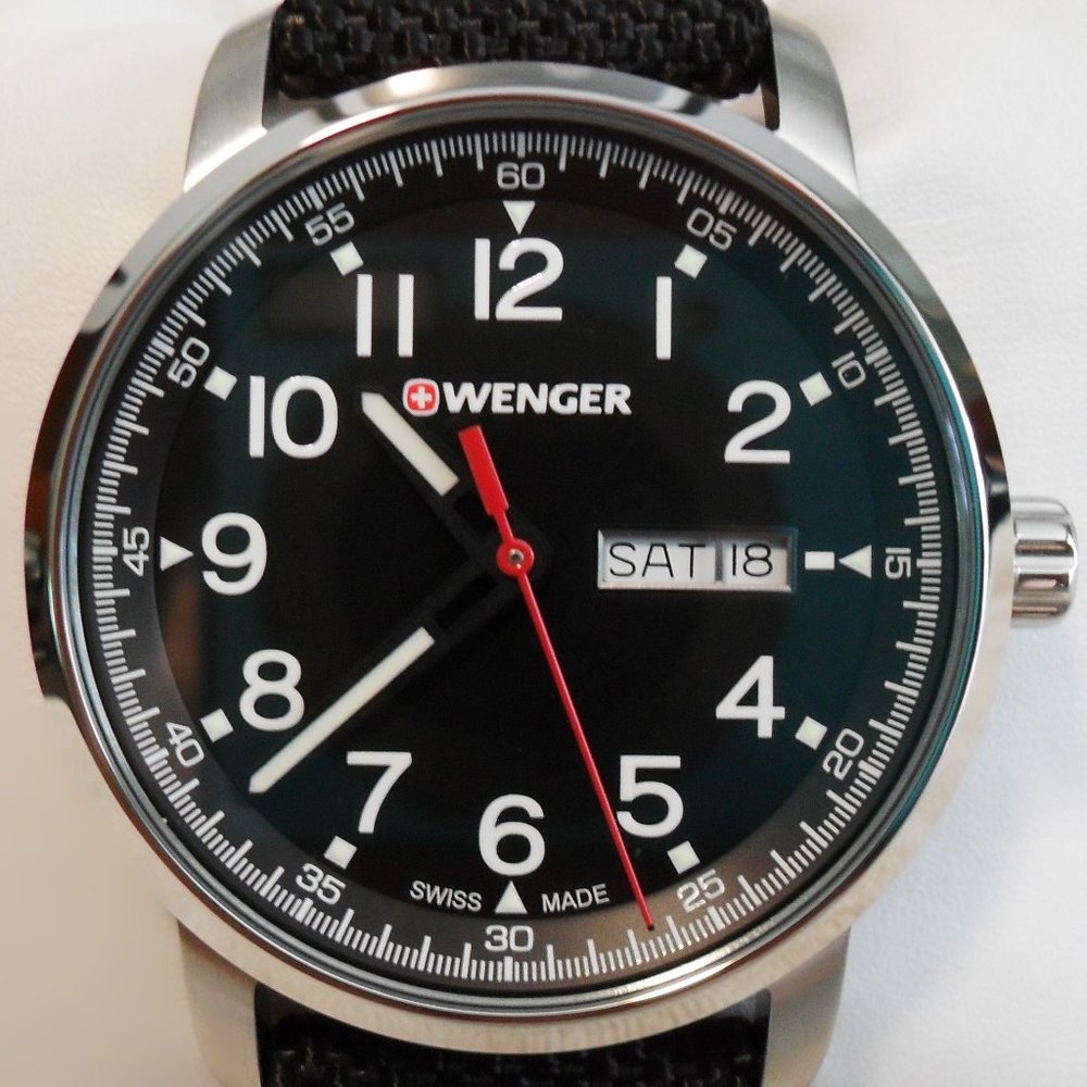 SOLD! Wenger Swiss "Attitude Heritage" Black Watch
